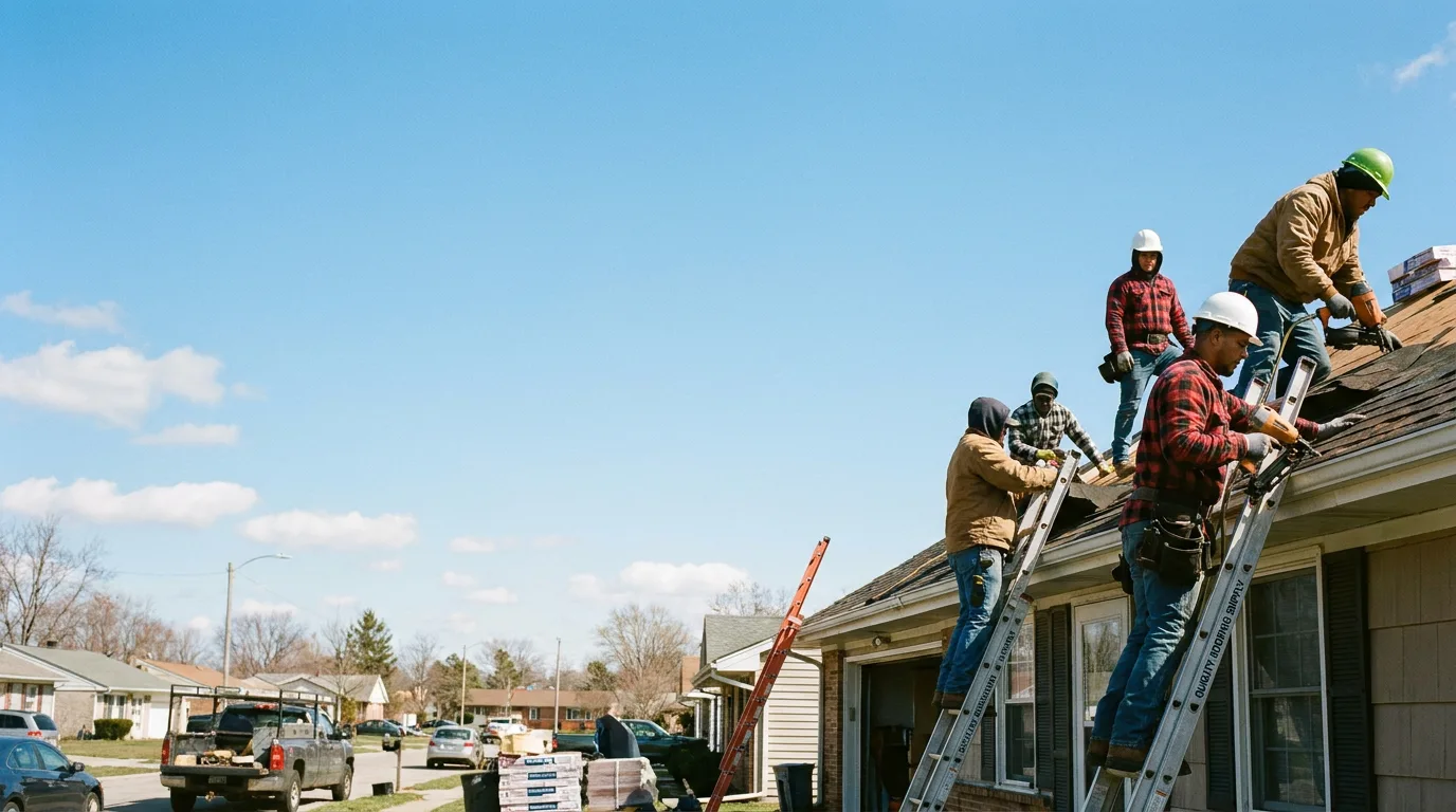 Roofing in New Boston, IL near me